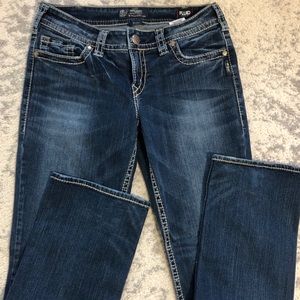 Silver Fluid Suki Jean waist 31 length 33